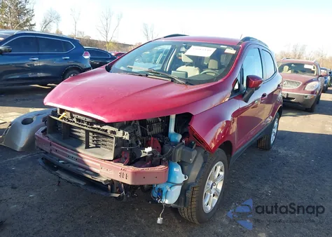 2022 Ford Ecosport Se z USA, uszkodzony, nr VIN MAJ6S3GL8NC457754